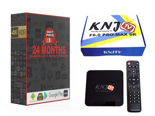 PRO-MAX 6K STREAMER WITH 24 MONTHS OF KNJTV